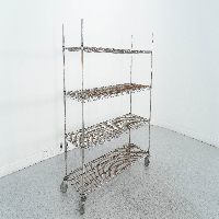 6' Portable Wire Shelving Unit image 0